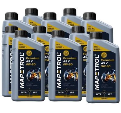 Mapetrol Premium A5 V 0W-30 11x1 Liter