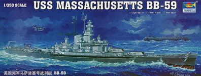 Trumpeter 1:350 5306 USS Massachusetts BB-59