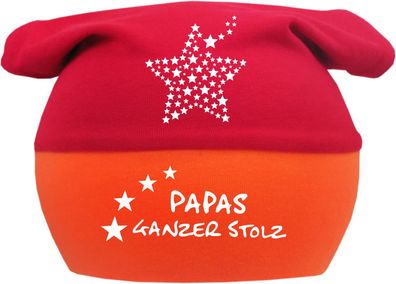 Kopftuch Baby Multicolor Mütze mit Papas ganzer Stolz