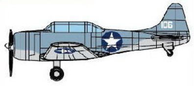 Trumpeter 1:350 6404 SBD-3 Dauntless