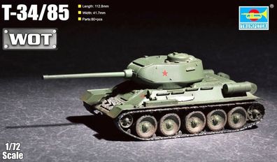 Trumpeter 1:72 7167 T-34/85