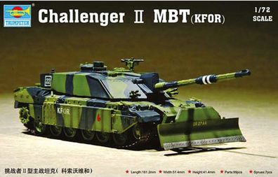 Trumpeter 1:72 7216 Challenger II MBT (KFOR)