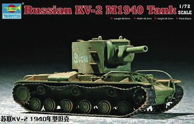 Trumpeter 1:72 7235 Soviet KV-2 M1940