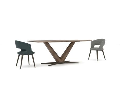 Komplett Set Esszimmer Esstisch 4x Stühle Design Luxus Tisch Einrichtung
