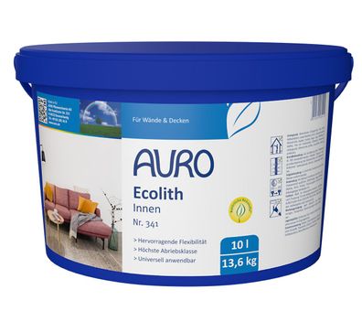 AURO 341 Ecolith Wandfarbe und 343 Ecolith Fassadenfarbe