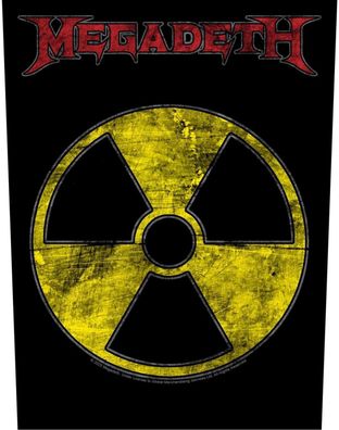 Megadeth Radioactive Rückenaufnäher Backpatch