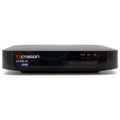 Octagon SX988 4K UHD IP H.265 HEVC IPTV Smart TV Set-Top Box + 300 Mbit/ s WLAN Stick