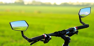 RBRL RM-12E XXL E-Bike Fahrrad Rückspiegel Spiegel Schlagfestes Echt glas 360°