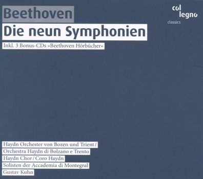 Ludwig van Beethoven (1770-1827): Sinfonien 1-9 ( + 3 Hörbücher) - - (CD / S)