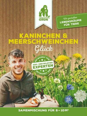 Tiergartengrün „Kaninchen & Meerschweinchen Glück Samenmischung für 8-10m² Samen