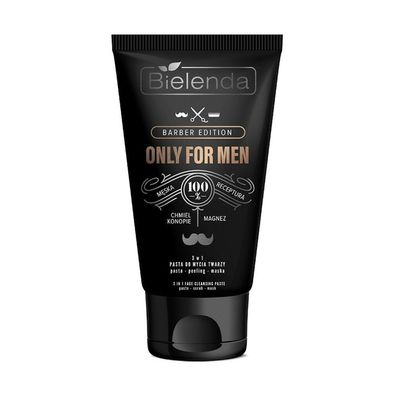 Bielenda Only for Men Barber Edition Gesichtswaschpaste 3in1 150g