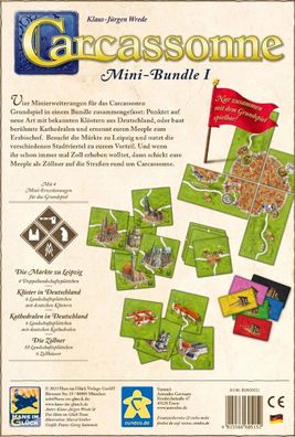 Carcassonne – Mini-Bundle I - (Mini Erweiterungen, Hans im Glück) - BUND0031