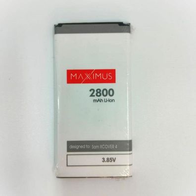 Akku Ersatz kompatibel mit Samsung Galaxy XCover 4 2800 mAh Li-Ion Austausch Batterie