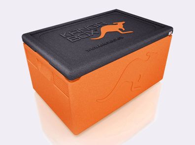 Thermobox 1/1 GN WAS Catering aus Kunststoff bis 80°C orange 60x40x33 cm Gastlando