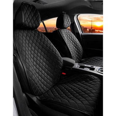 Sitzauflagen passend für Hyundai ix35 ab 2012-2015 in Schwarz 2er Set Kansas