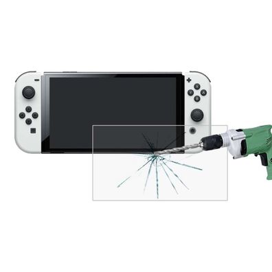 Schutzglas für Nintendo Switch OLED Displayschutz Folie Film Tempered Glass Hard
