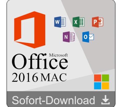 Microsoft Office 2016 MAC Home & Business Sofort Versand E-Mail