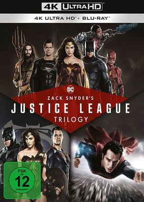 Zack Snyders - Justice League Trilogy (UHD + BR) 4K, 8 Disc, Replenishment