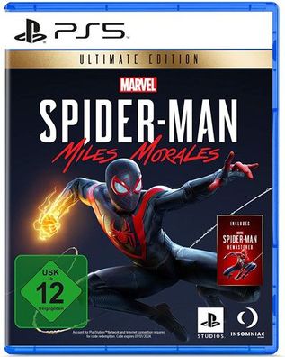 Spiderman Miles Morales PS-5 Ultimate inkl. Spiderman Remastered - Sony - (SONY®...