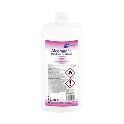 Meditrade Alcoman® plus Händedesinfektionsmittel - 1 Liter | Packung (1000 ml)
