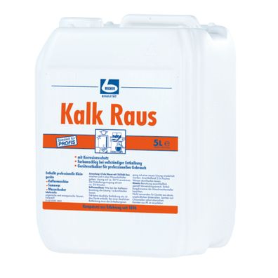 Dr. Becher Kalk Raus Kalklöser für Küchengeräte - 5 Liter - B01MSENTEQ | Kanister (5