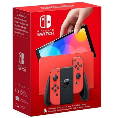 Switch Konsole OLED rot (Mario-Ed.) - Nintendo 10011772 - (Nintendo Switch Hardwa