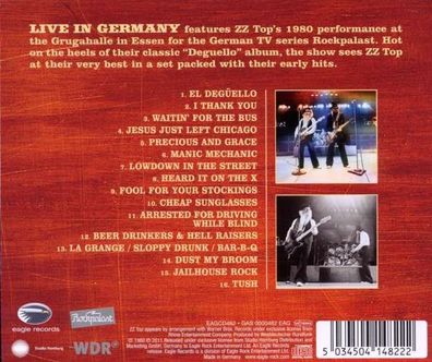 ZZ Top: Live In Germany 1980 - Universal - (CD / Titel: H-P)