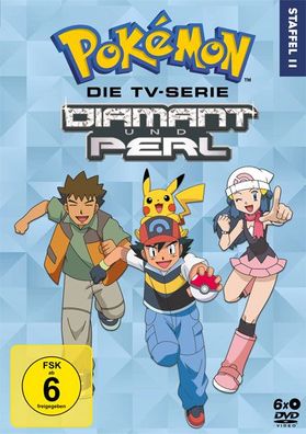 Pokemon Staffel 11 (DVD) Diamant und Perl Min: 1000/ DD/ VB 6Disc - Polyband & Topp