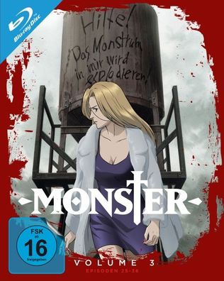 Monster - Volume 3 (BR) LE -Steelbook- 2Disc, Ep. 25-36 - Koch Media - (Blu-ray Vid