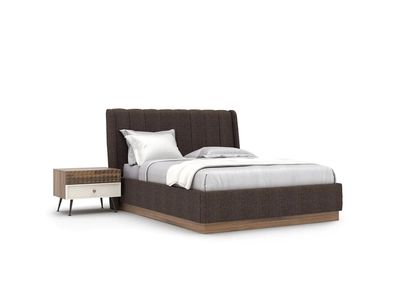 Schlafzimmer Modern Doppel Bett 2x Nachttische Holz Komplett 3tlg Luxus