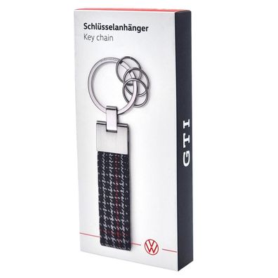 Original VW GTI Design Schlüsselanhänger Volkswagen Key Chain Muster 5HV087010A