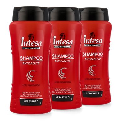 intesa pour homme Anti Haarausfall Shampoo Kerastim 3x 300ml