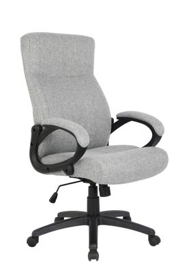 Bürostuhl Chefsessel Drehstuhl Stoff Grau HLC-0311-1/2167