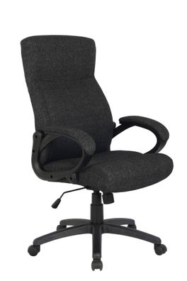 Bürostuhl Chefsessel Drehstuhl Stoff Schwarz HLC-0311-1/2166