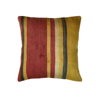 Anatolian Handwoven Kilim Pillow, Cushion cover, Kilim Pillow Cover, 55x53 cm