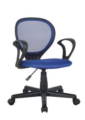 Bürostuhl Schreibtischstuhl Blau/ Schwarz H-2408F/2059