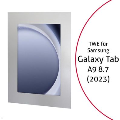 TabLines TWE113S Tablet Wandeinbau fér Samsung Tab A9 8.7, silber