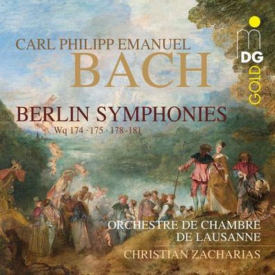 Carl Philipp Emanuel Bach (1714-1788): Symphonien Wq.174,175,178,179,181 - "Berlin S