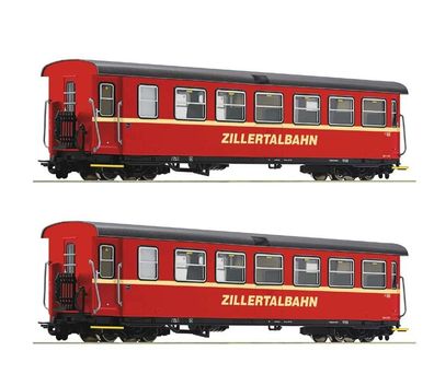 Roco Personenwagen Set 2 teilig (ÖBB) 34049 Epoche V Schmalspurbahn Zillertal Spur H0