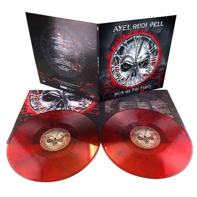 Axel Rudi Pell: Sign Of The Times (Red Vinyl with Black Splatter) - Steamhammer - (
