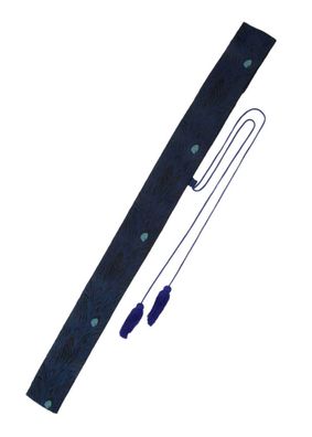 Japanische Schwerttasche mit Pfauenfedermuster, Paul Chen