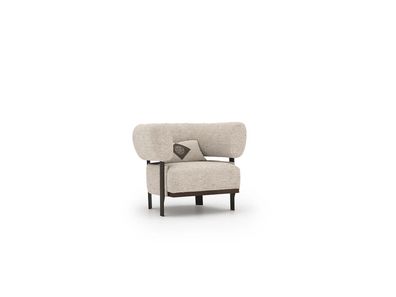 Luxus Sessel Modern Design Einrichtung Polstermöbel Textil Wohnzimmer