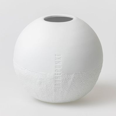 Formsprache Vase "Ruhepunkt" Porzellan Ø 14 cm - Räder Design