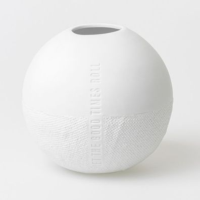 Formsprache Vase "Let the good times roll" Ø 14 cm Porzellan - Räder Design
