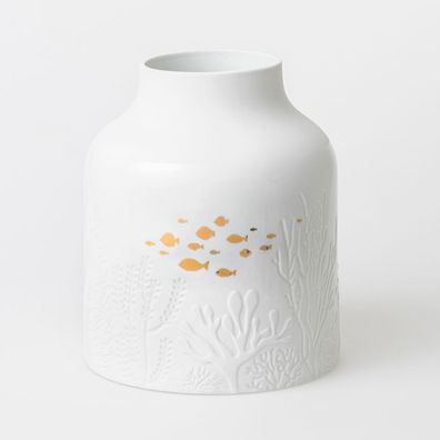 Vase "Unterwasserwelt" Ø 21 cm, H: 25 cm Porzellan - Räder Design
