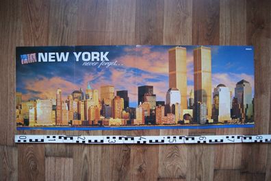 beidseitig bedrucktes Bravo - Poster: Kelly Osbourne / New York mit Twin Towers