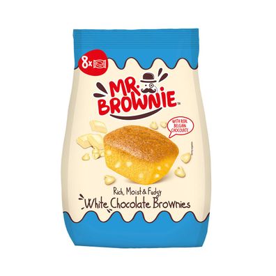 Mr. Brownie White Chocolate Brownies mit weißer Schokolade 200g