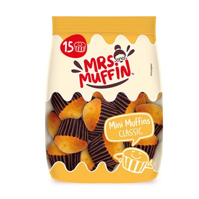 Mrs. Muffin 15 kleine süße fluffige Mini Muffins Classic 225g
