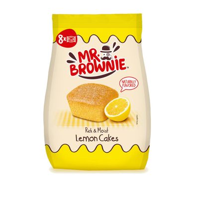 Mr. Brownie Lemon Cakes 8 einzeln verpackte Zitronenkuchen 200g