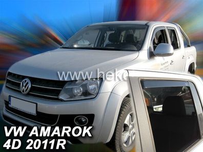 HEKO Windabweiser für VW Amarok 4türig 2009--> 4-teilig - 31188